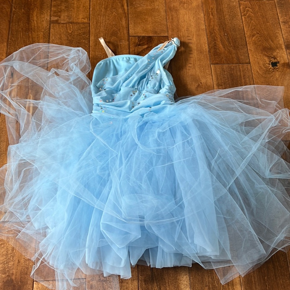 blue ballet costume